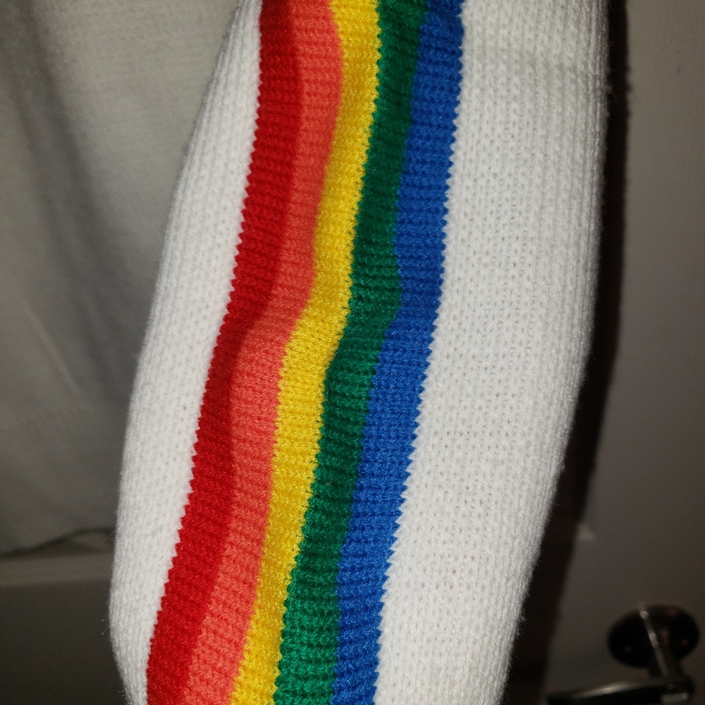 Rainbow Sleeve Sweater